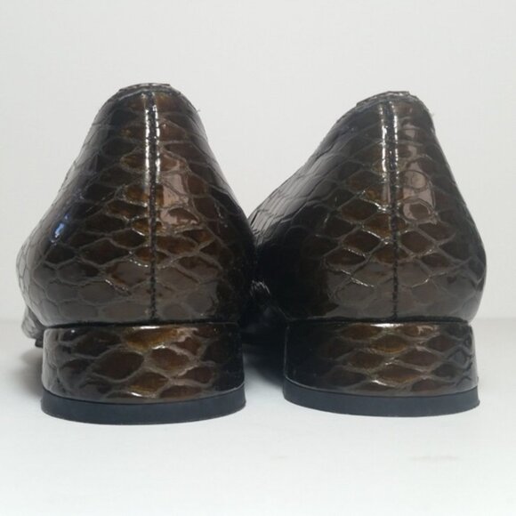 Magdesians Faux Alligator Skin Loafers 6.5 M - Picture 4 of 8